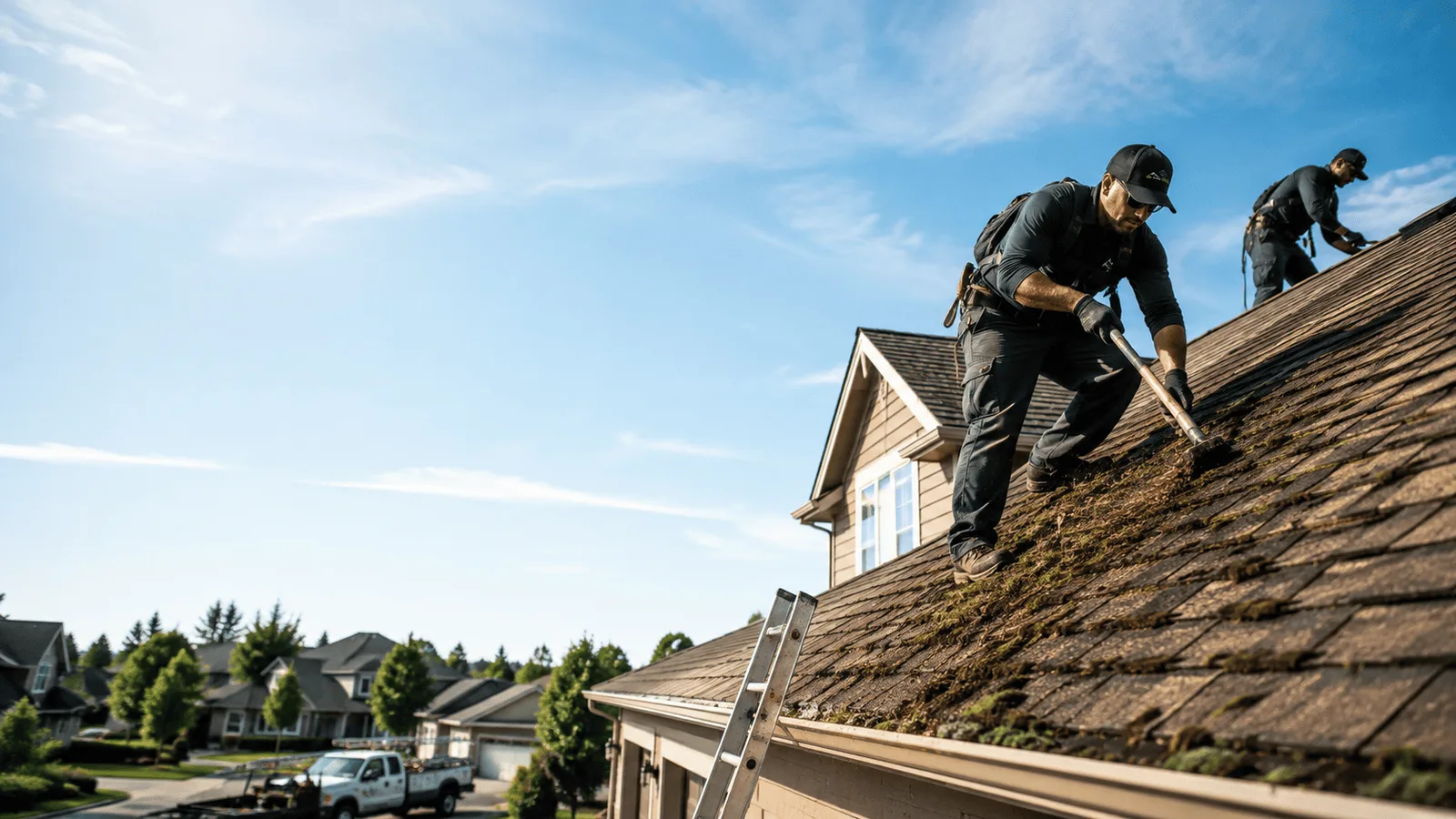 Roof Moss Removal in Sabina, OH near me